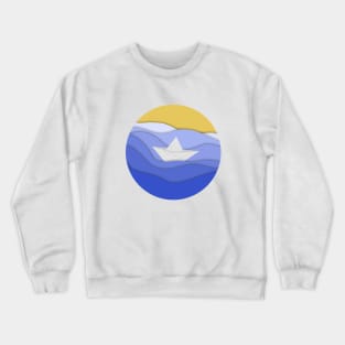 Paper Boat Crewneck Sweatshirt